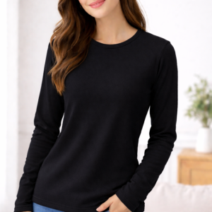 camiseta térmica dama color negro